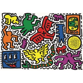 Clementoni Rompecabezas Keith Haring Pop Shop Tokyo 1000 Pz Clementoni