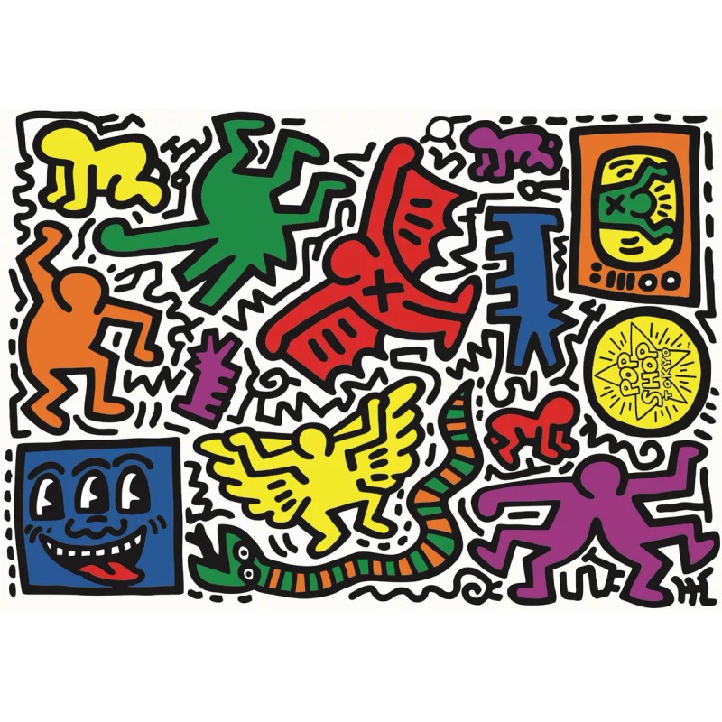 Clementoni Rompecabezas Keith Haring Pop Shop Tokyo 1000 Pz Clementoni