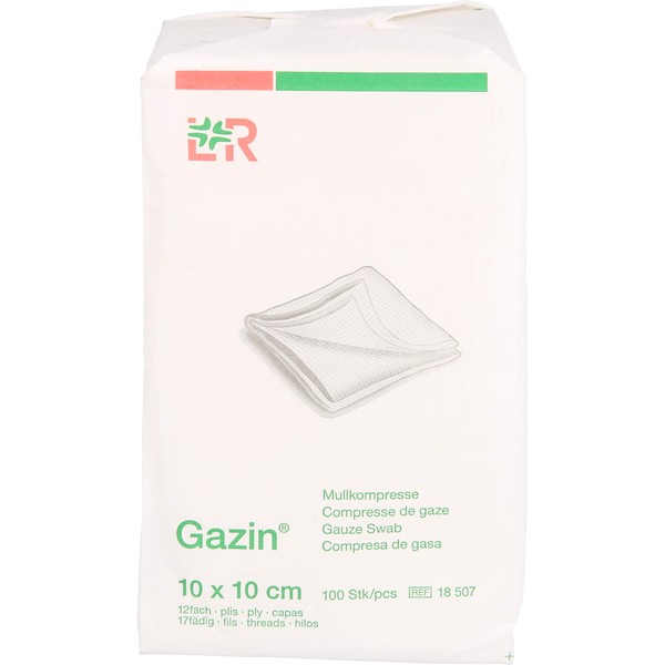 Gazin OP Kompressen 10x10 cm, 100 St KOM