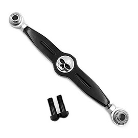 AfterMokit Replacement Shifter Rod Link for Sportster 883 Custom 2004-2010 Sportster 1200 Custom 2004-2017 Sportster forty-Eight 2010-2021 Sportster Seventy-Two 2012-2016 Chrome Skull on Black