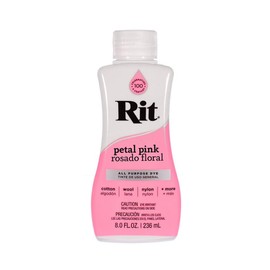 Rit Dye – 8 Oz. Liquid Fabric Dye for Clothing, Décor, and Crafts – Petal Pink (1 Pack)