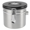 Airtight Coffee Canister 1.2L 304 Stainless Steel Coffee Bean Storage