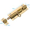 TERF® Door Bolt Polished Brass Barrel Slide Lock 38mm [1.5'']