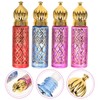 TOVINANNA 6ml Essential Oil Roller Bottle Set 4pcs Empty Bottles