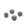 4 x Valve Caps Cube Black Dice Valve Cap Vwüsch