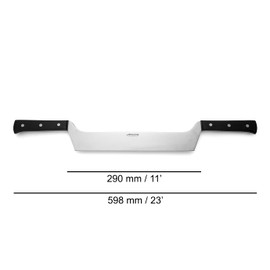 Arcos Series Universal - Cheese Knife - Blade Nitrum Stainless Steel 11" - Handle Polyoxymethylene (POM) Black Color