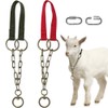 La La Pet 2Pcs Goat Collars Adjust from 18 to