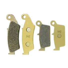 S SYUU Motorcycle Front Rear Brake Pads Set Compatible with Suzuki DR 125 RM 125 RMX 250 RM 250 1996-2009 2010 2011 2012 DR-Z 400 DRZ 400 2000 2001 2002 2003 2004 2005 2006 2007 2008 FA185F FA131R