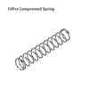 TOP-VIGOR 10pcs Compression Spring, 6mm OD, 0.5mm Wire Size, 30mm