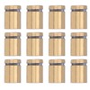 12Pcs Advertising Nail Stainless Steel Electroplated Brushed Gold Sign Holder