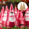 Zhanmai 12 Pcs Paper Mache Cones Open Bottom Cardboard Craft
