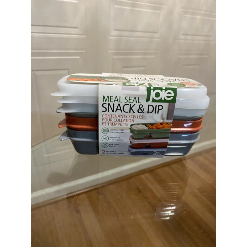 Joie Meal Meal Seal Snack & Dip Container, Set of