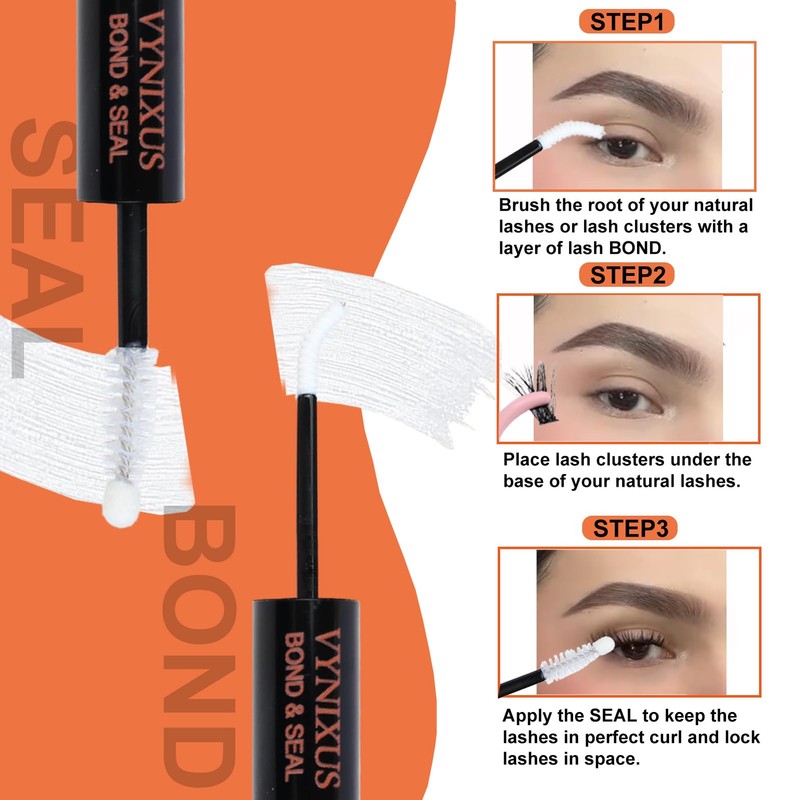 Lash Bond and Seal Eyelash Glue Waterproof Lash Cluster Glue