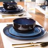 LERATIO Ceramic Dinnerware Sets for 4,12 Pieces Poreclain Plates and