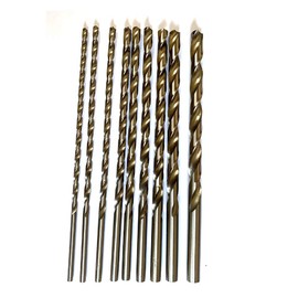 JVJ 9-Piece HSS Cobalt Drill Bit for Drilling 200 mm Length 4-10 mm
