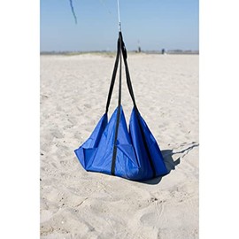 HQ 127016 Sand Anchor (Blue) 95 x 95 cm, Ideal for Securing and Flying Medium Kite on the Beach, Accessories