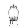 Style Setter 210388-GB Rounded Glass Beverage Dispenser, Clear, 338 Ounces