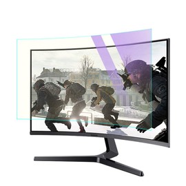 CapriTech Anti Blue Light Anti Glare Screen Protector Filter for 34 Inches Gaming Monitor Curved Ultrawide 21: 9 Desktop Monitor, Relieve Eye Strain-32.20x13.58 inch(Narrow Border)
