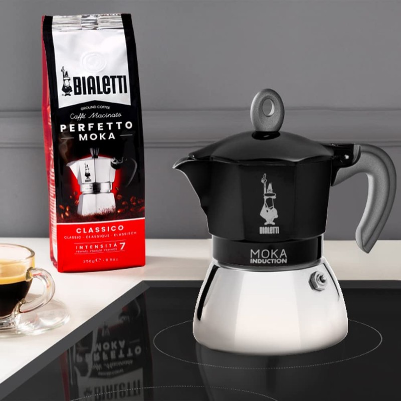 Bialetti - Moka Induction, Moka Pot, Suitable for all Types