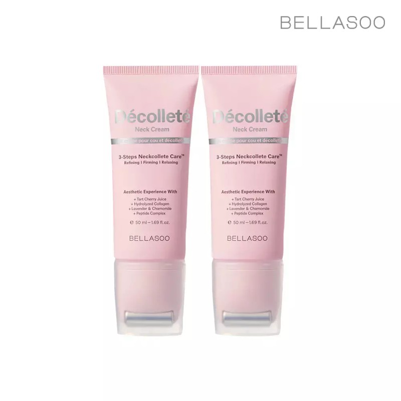 Bellasue 벨라수 목주름 다리미 데콜테 넥크림 50ml 2개 Bella Sous