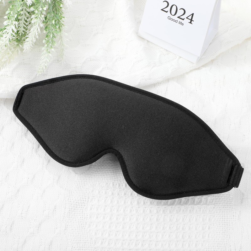 WLLHYF Silk Sleep Mask, 3D Stereo Deep Sleep Eye Mask