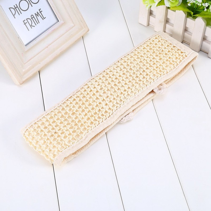 Bath Wash Strap, Exfoliating Loofah Back Exfoliating Sponge for Shower