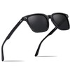 CARFIA Retro Square Mens Sunglasses Polarised Eyewear 100% UV Protection
