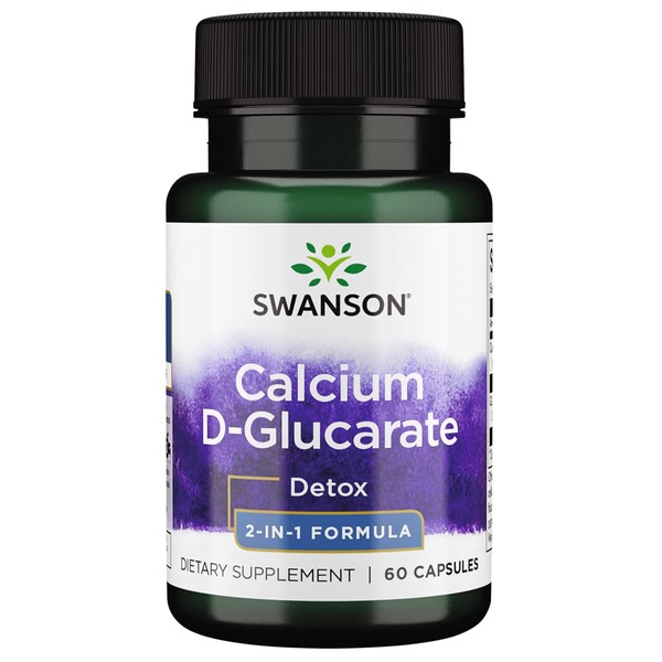 Swanson Calcium D-Glucarate 250 Milligrams 60 Capsules