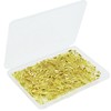 LLYJOYE 200 Pcs Small Black Safety Pins 19 mm Safety