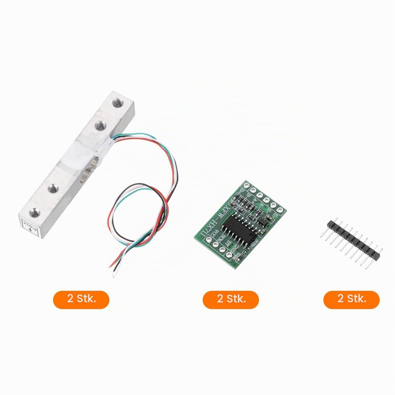 QUARKZMAN Pack of 2 Digital Load Cell 20 kg +