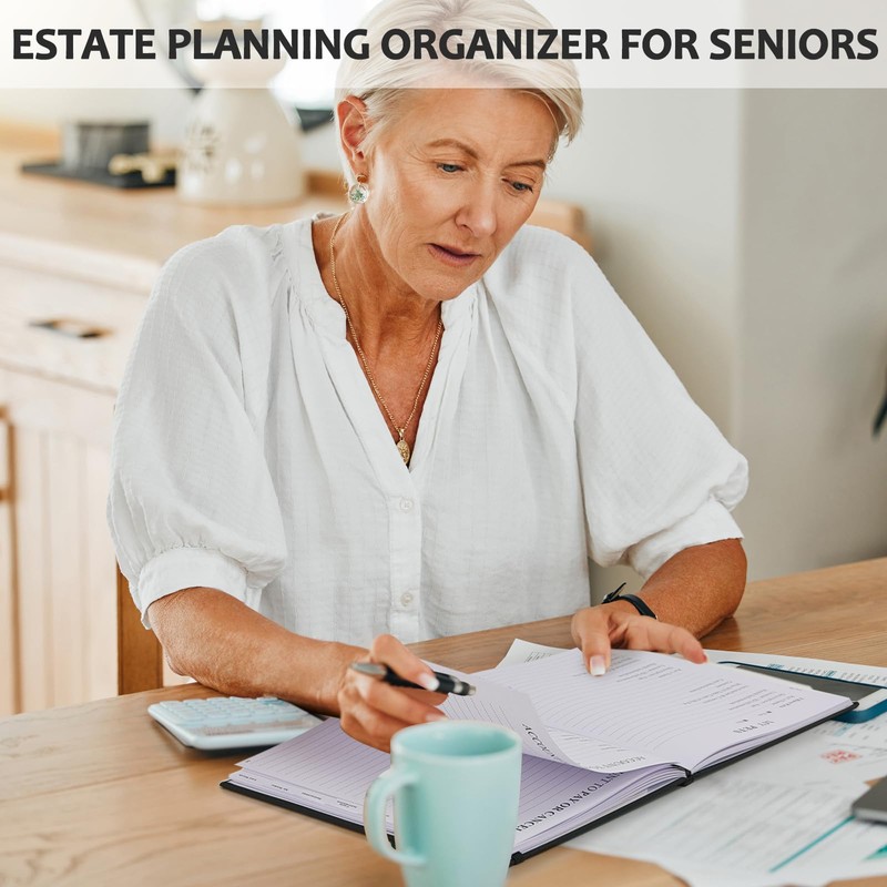 End of Life Planner, Guided Estate Planning Organizer with Tabs,