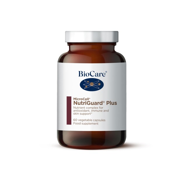 BioCare MicroCell NutriGuard Plus (Antioxidant) | with Vitamins A, C, E, Zinc & Selenium - 60 Capsules, 60 Days’ Supply