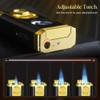 SORMWITT Triple Torch Lighter - Lighter with V Cut Cutter,Holder