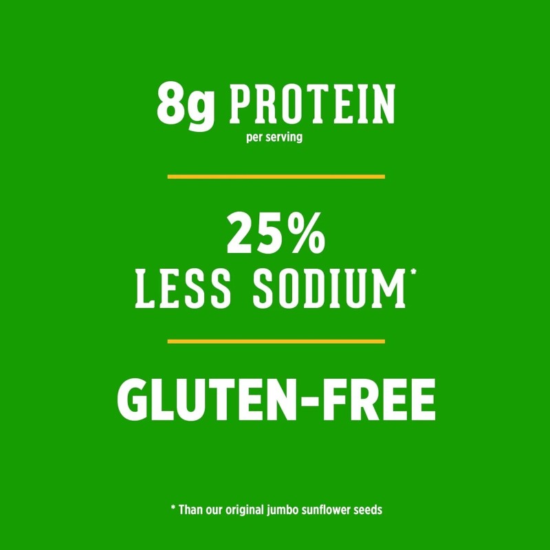 David Reduced Sodium Jumbo Sunflower Seeds,Keto Friendly Snack, 16 Oz.