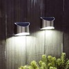 Solalite® 2 Pack Stainless Steel Security Solar Wall Lights -