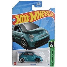 Hot Wheels Fiat 500e, HW Green Speed 8/10 [Teal] 144/250