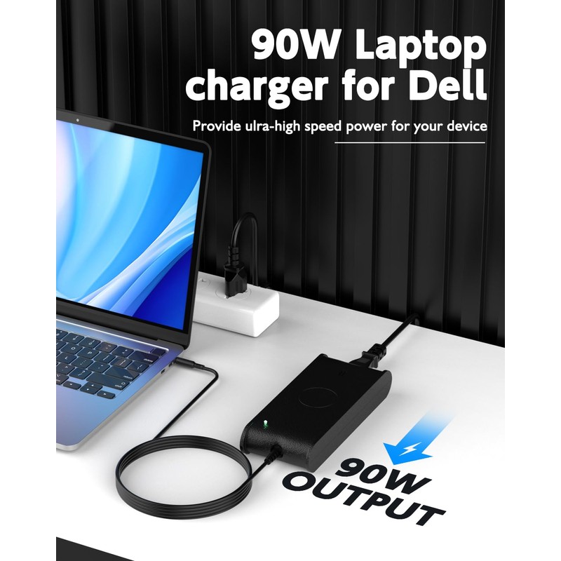90W Laptop Charger for Dell Latitude E6440 E5440 E5550 E6420