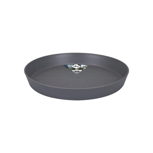 elho Loft Urban Saucer Round 48 - Saucer for Outdoor & Accessories - Ø 47.7 x H 5.4 cm - Black/Anthracite