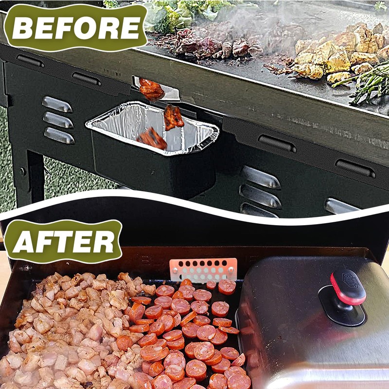 Griddle Accessories of Blackstone Grease Gate Blocker, Compatible with All