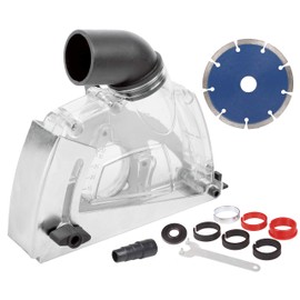 Dastool Cutting Dust Shroud 4.5 inch/5 inch +Diamond Saw Blade 5 inch