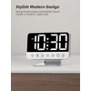 Odokee Digital Alarm Clocks for Bedrooms: Large Bold Number 5
