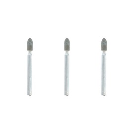 Dremel 83322 Silicon Carbide Grinding Stones, 3 Rotary Tool Accessories for Grinding, Sharpening and Engraving in Stone, Glass and Non-ferrous Metals