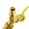 MCAMPAS 3/8'' Y Splitter Natural Gas Quick Connect Adapter,Suitable for