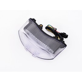 LED Tail Light with Turn Signals Compatible with Triumph 06-13 Daytona 675;11 Daytona SE;11-13 Daytona 675 R;08-12 Street Triple 675, 09-12 Street Triple R;11-12 Sprint GT;09-10 Speed Triple White