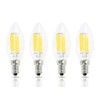 Lamsky E14 LED Filament Candle Shape Light Bulb,E14 European Base