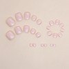 Press on Toenails Short Square Fake Toenails Solid Color Toe