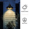 Diyel Solar Barn Light for Outside, Gooseneck Outdoor Wall Lights
