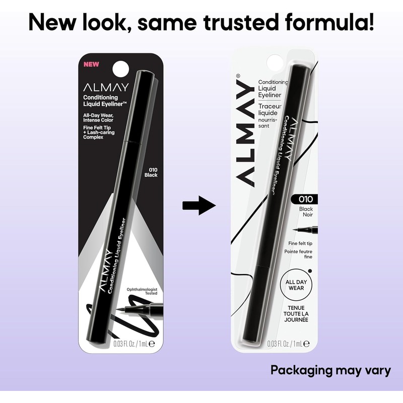 Almay Delineador Líquido Conditioning Liquid Eyeliner Tono: Black