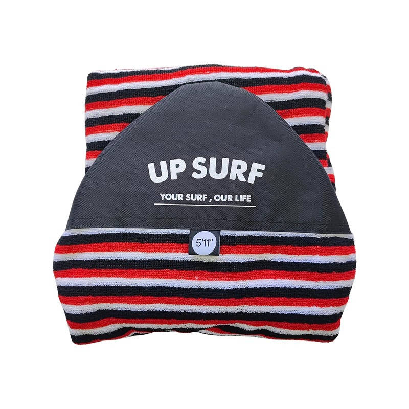 UPSURF 5'11"/6'1"/6'4"Surfnoard Sock Cover-Long Board Sock Cover Light Protective Bag