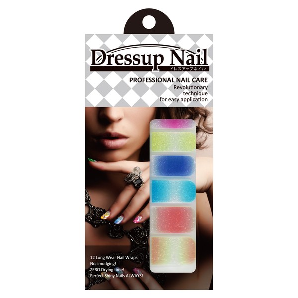 Thumbline Dressup Nail Stickers, Aurora x Shiny, Pack of 2